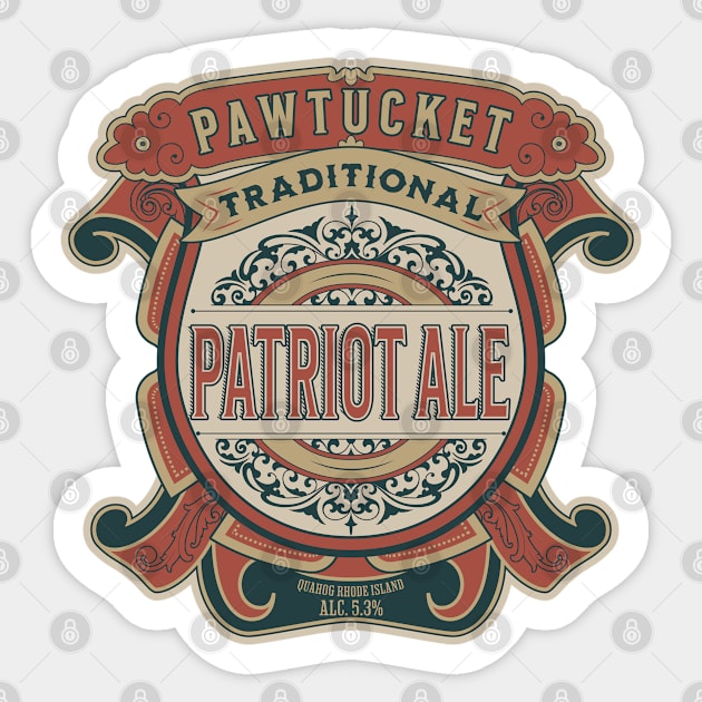 Pawtucket Patriot Ale Sticker by Brookcliff